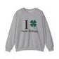 I Clover New Britain // New Britain CT unisex sweatshirts  // finding connecticut 