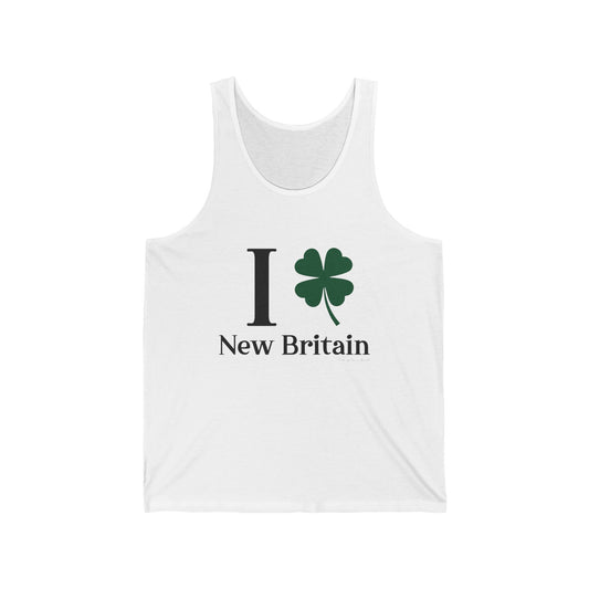 I Clover New Britain // New Britain CT unisex tank top shirt  // finding connecticut 