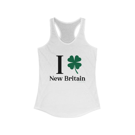 I Clover New Britain // New Britain CT woman's tank top shirt  // finding connecticut 
