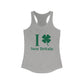 I Clover New Britain // New Britain Connecticut st. Patrick's day merch women's tank top shirt // finding connecticut   