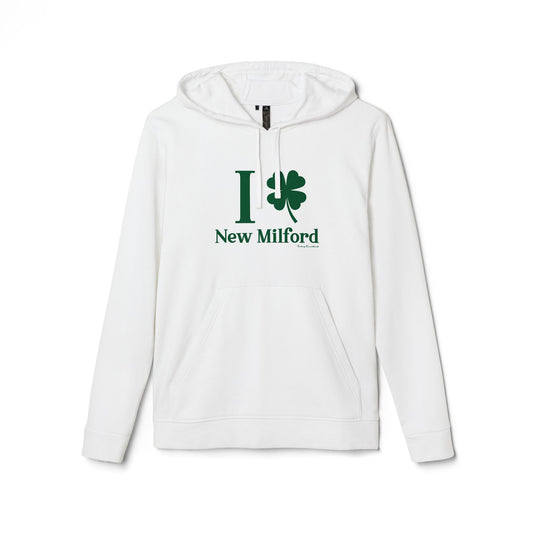 I Clover New Milford // New Milford CT adidas hoodie sweatshirt // Finding Connecticut 