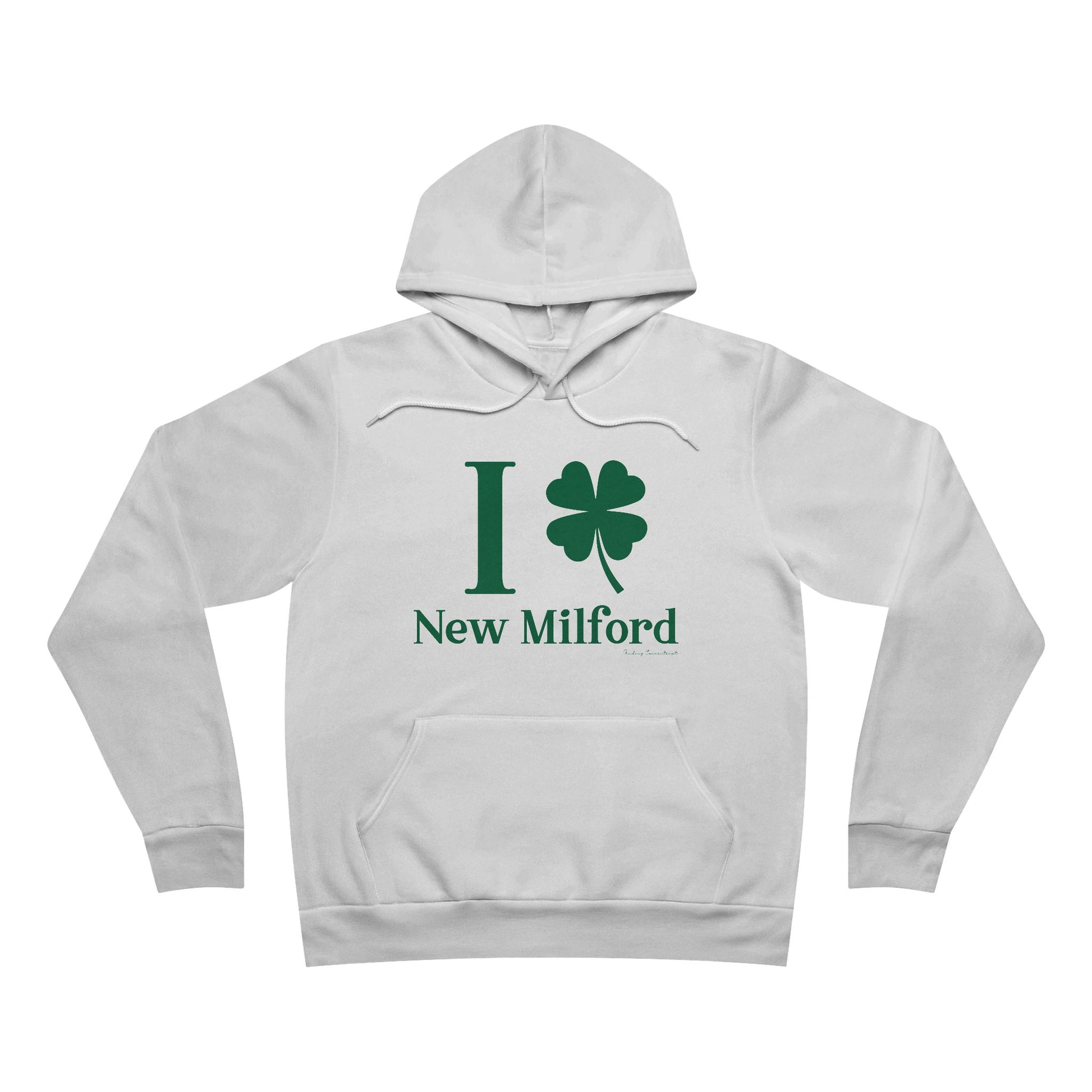 I Clover New Milford // New Milford CT unisex hoodie sweatshirt // Finding Connecticut 