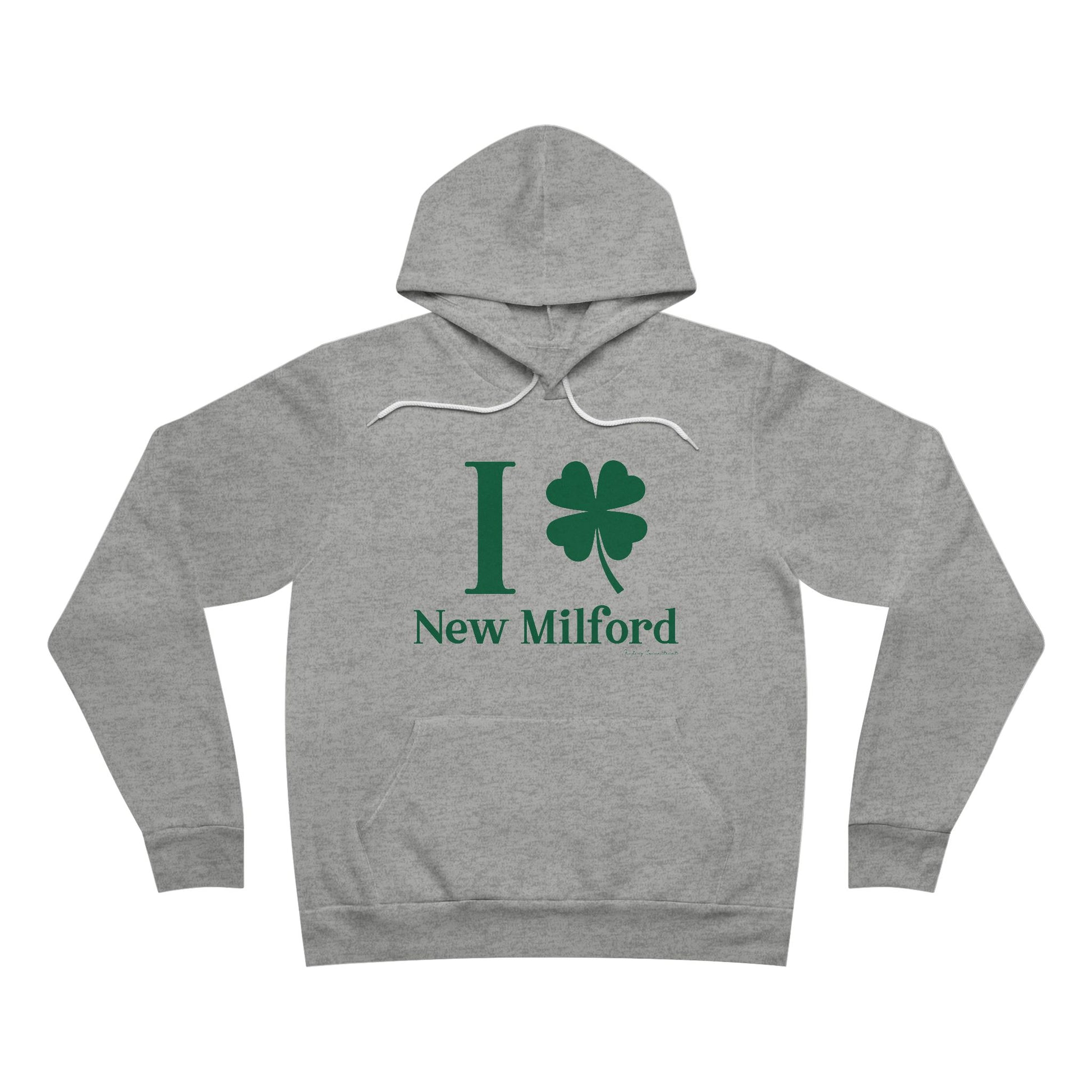 I Clover New Milford // New Milford CT unisex hoodie sweatshirt // Finding Connecticut 