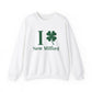 I Clover New Milford // New Milford CT unisex sweatshirt // Finding Connecticut 