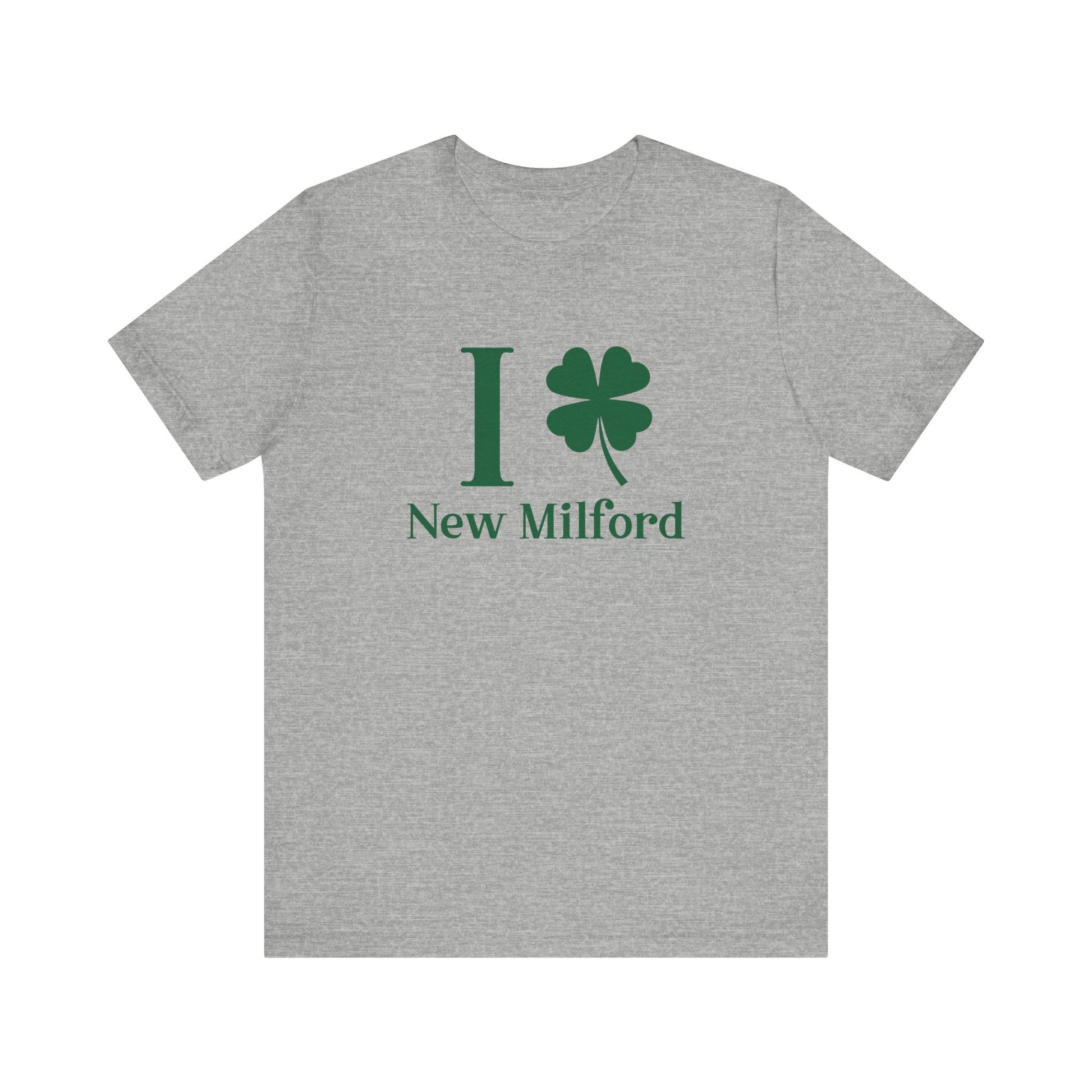 I Clover New Milford // New Milford CT unisex t shirt// Finding Connecticut 0 