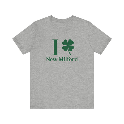 I Clover New Milford // New Milford CT unisex t shirt// Finding Connecticut 0 
