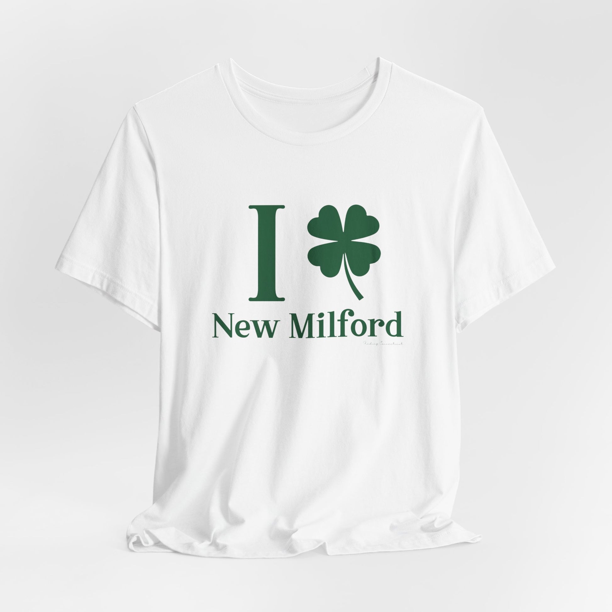 I Clover New Milford // New Milford CT unisex t shirt// Finding Connecticut 