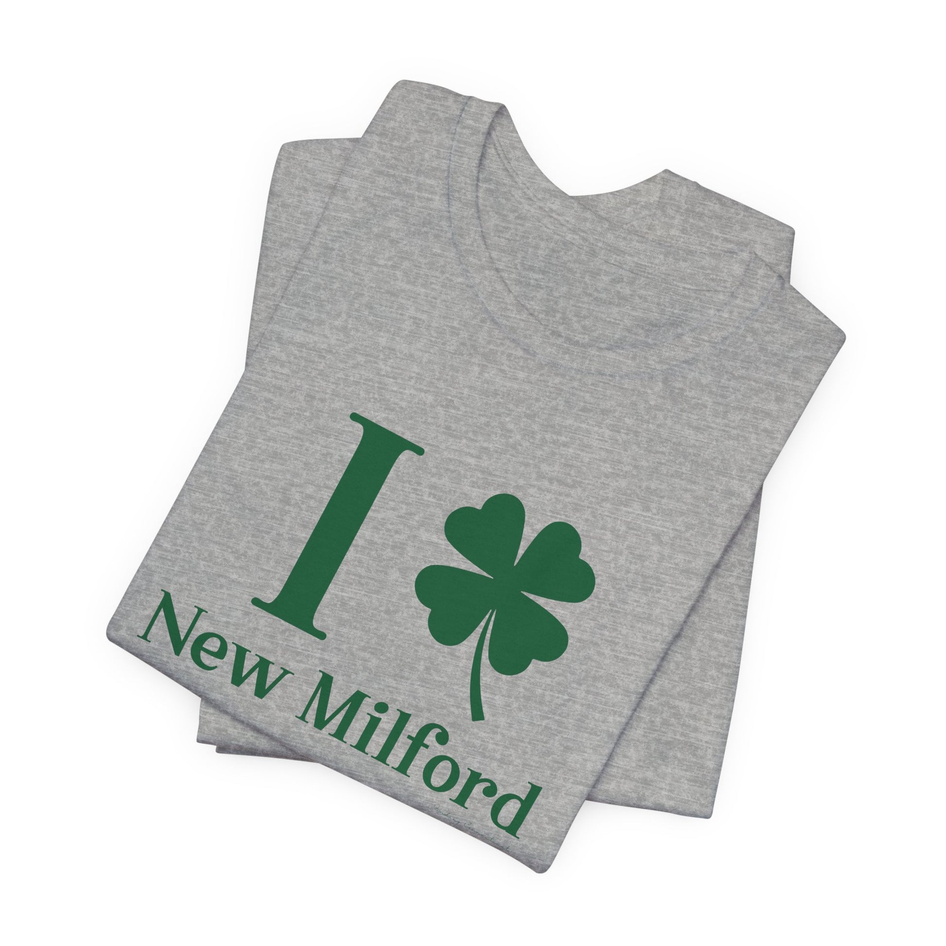 I Clover New Milford // New Milford CT unisex t shirt// Finding Connecticut 