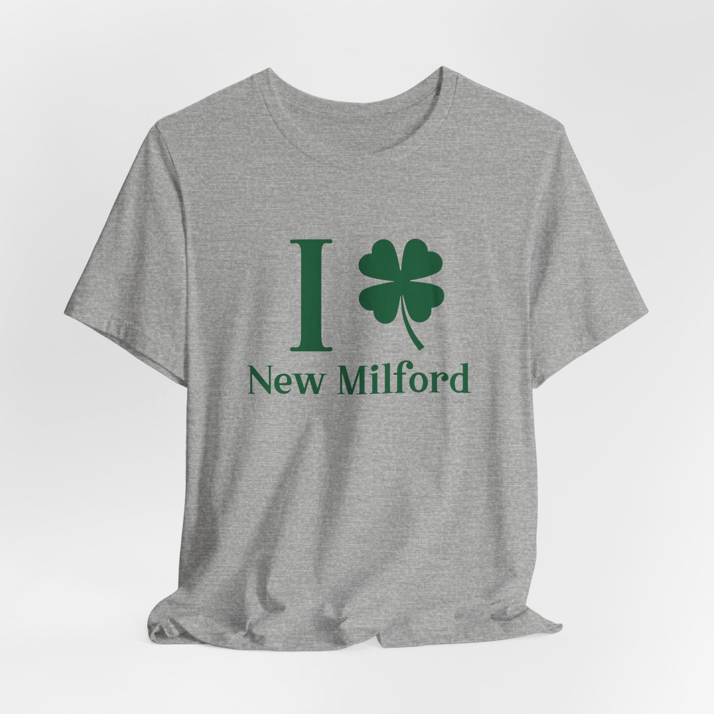 I Clover New Milford // New Milford CT unisex t shirt// Finding Connecticut 