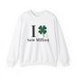 I Clover New Milford // New Milford Connecticut unisex sweatshirt  // Finding Connecticut 