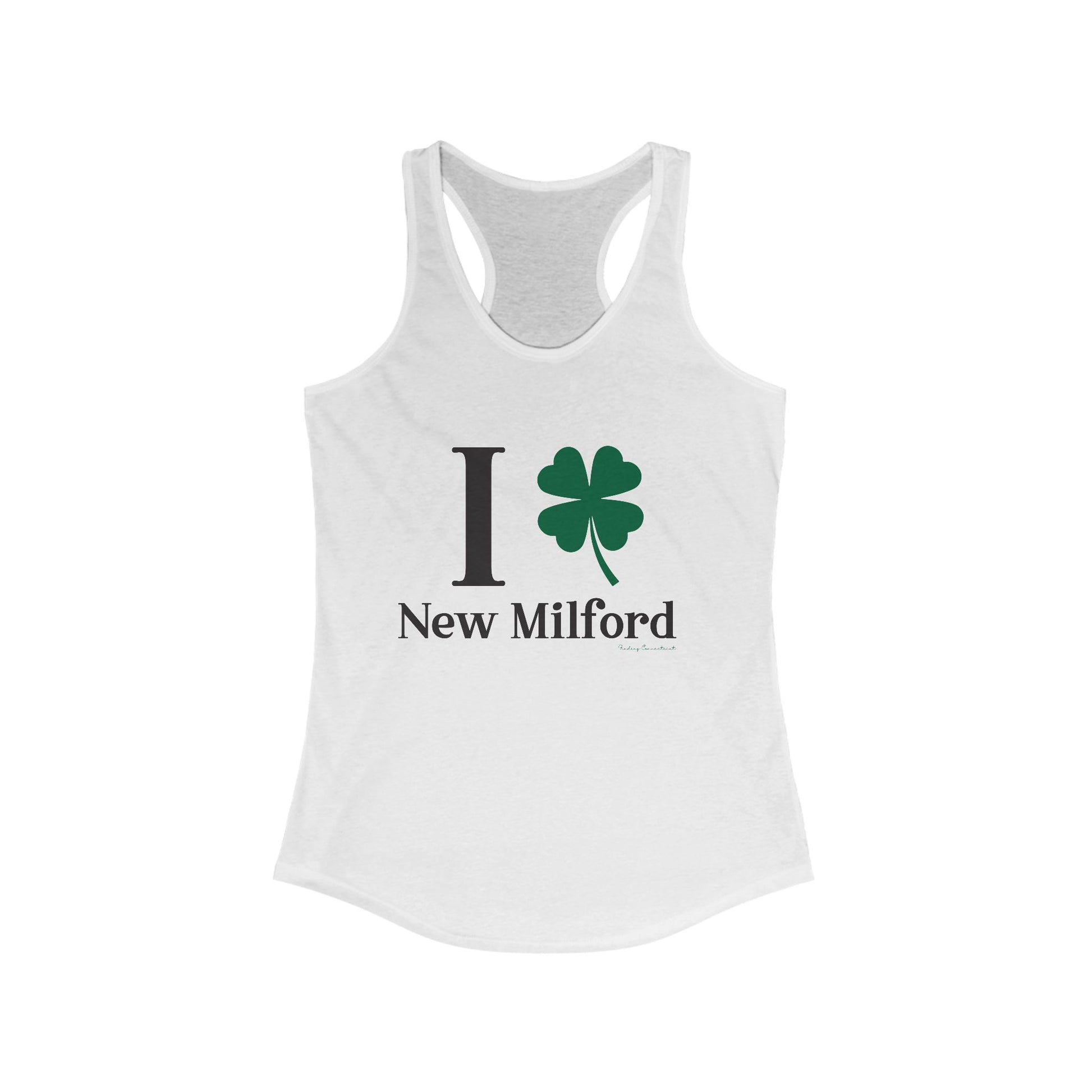 I Clover New Milford // New Milford Connecticut womens tank top shirt  // Finding Connecticut 