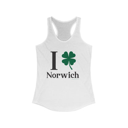 I Clover Norwich // Norwich CT womens tank top shirt  // finding connecticut  