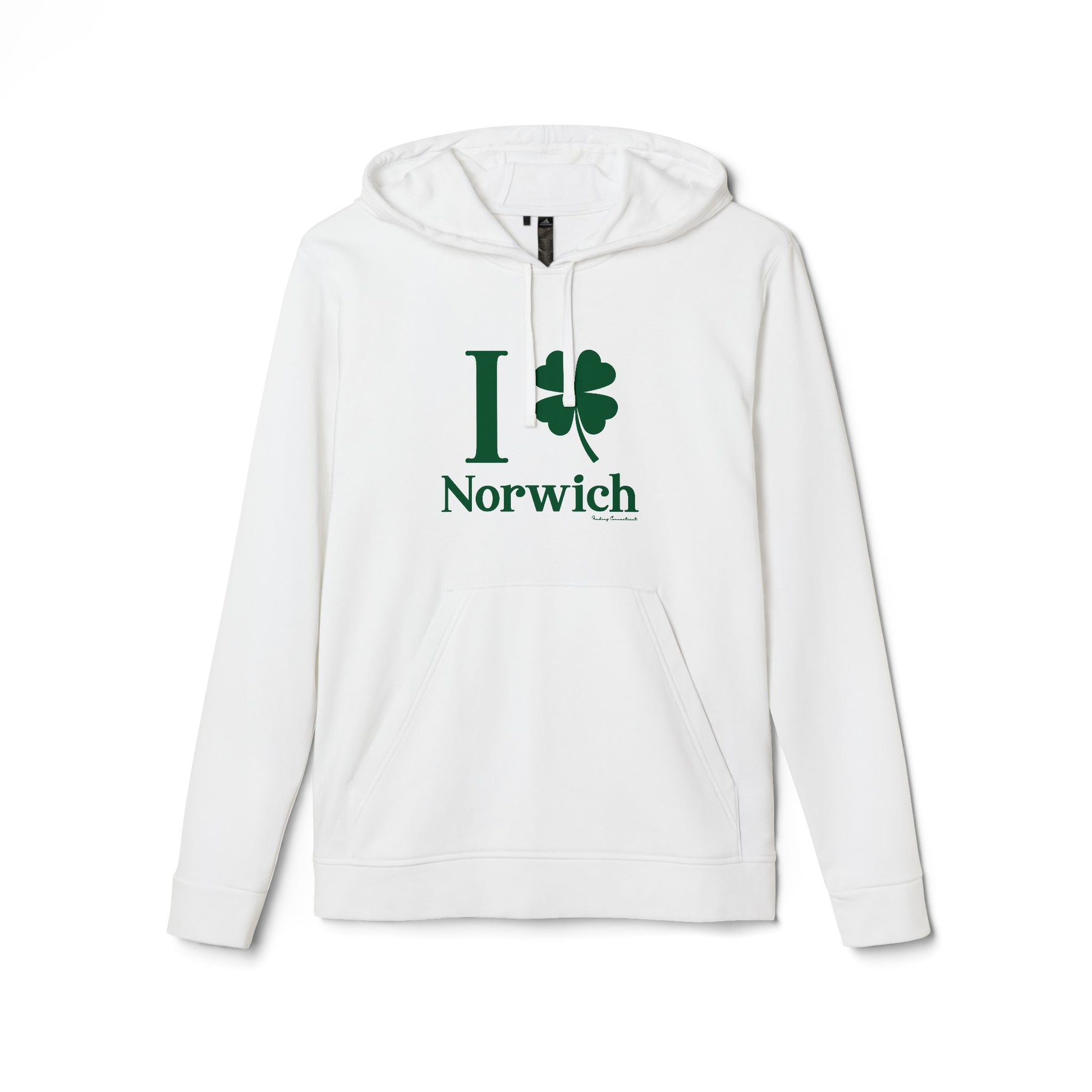 I Clover Norwich // Norwich Connecticut Adidas hoodie sweatshirt   // finding connecticut  