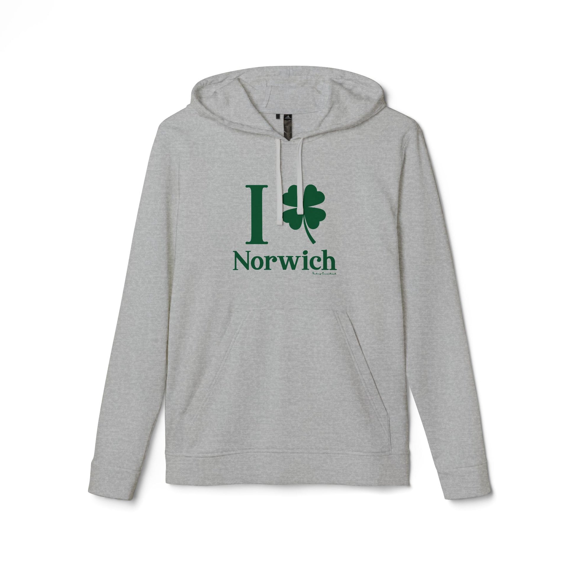 I Clover Norwich // Norwich Connecticut Adidas hoodie sweatshirt   // finding connecticut  