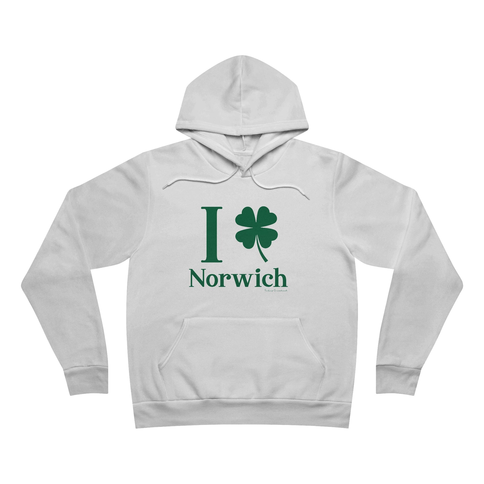 I Clover Norwich // Norwich Connecticut unisex hoodie sweatshirt    // finding connecticut 