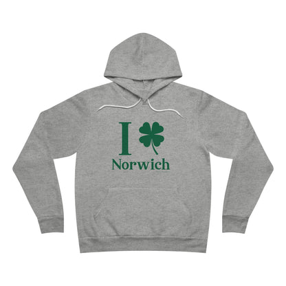 I Clover Norwich // Norwich Connecticut unisex hoodie sweatshirt    // finding connecticut 