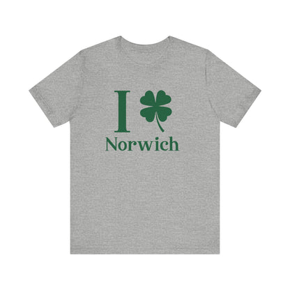 I Clover Norwich // Norwich Connecticut unisex t shirts    // finding connecticut 
