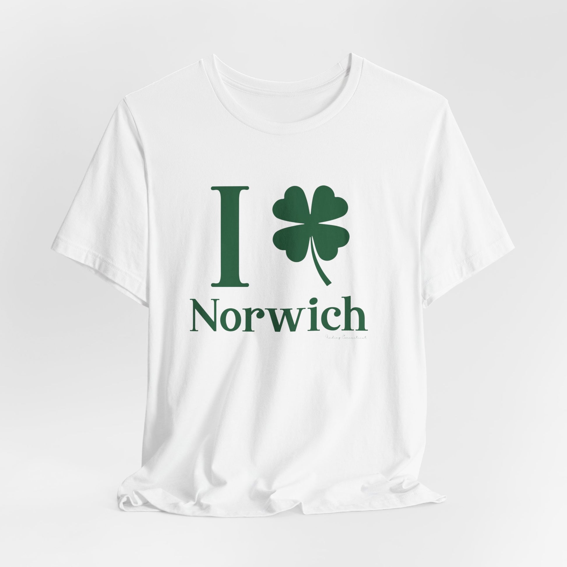 I Clover Norwich // Norwich Connecticut unisex t shirts    // finding connecticut 