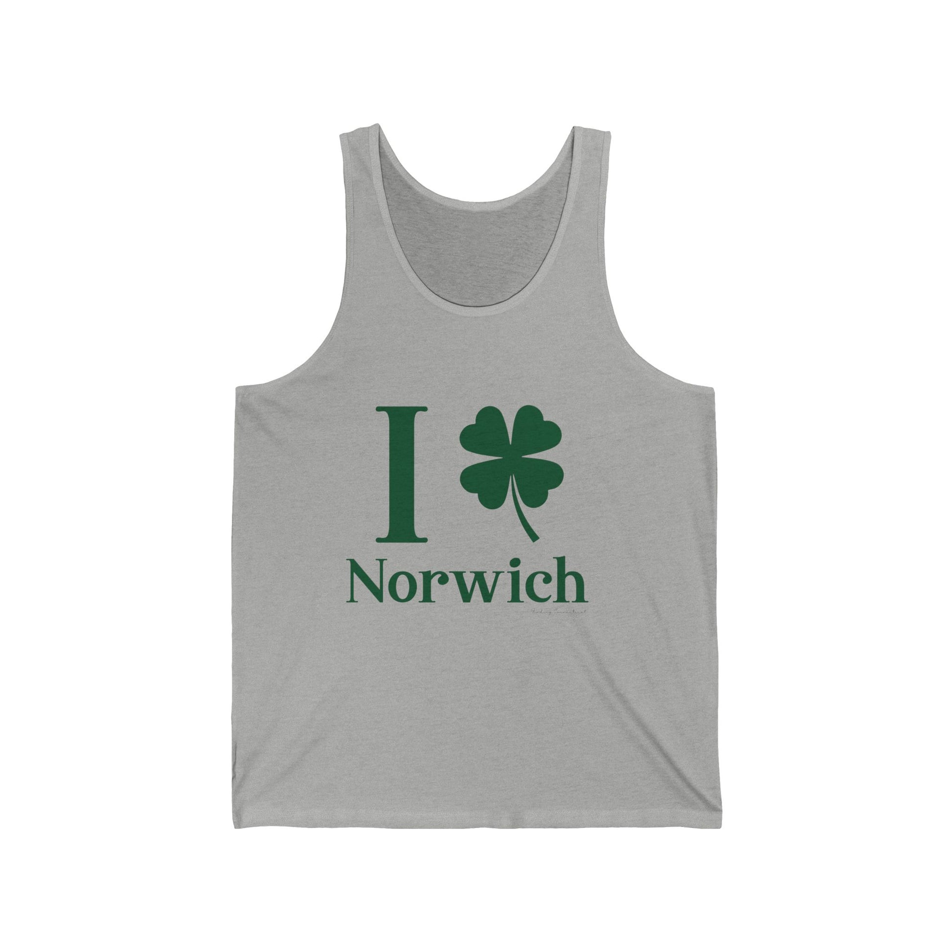 I Clover Norwich // Norwich Connecticut unisex tank top shirts     // finding connecticut 