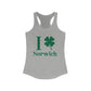 I Clover Norwich // Norwich Connecticut woman's tank top shirt   // finding connecticut  
