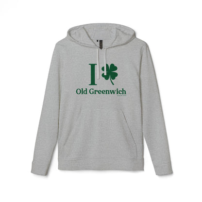 I Clover Old Greenwich // Old Greenwich - Greenwich CT unisex adidas hoodie sweatshirt  / finding connecticut  