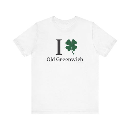 I Clover Old Greenwich // Old Greenwich - Greenwich Connecticut unisex t shirt // finding connecticut 