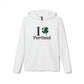 I Clover Portland // Portland CT st Patrick's day Adidas hoodie sweatshirt // finding Connecticut 