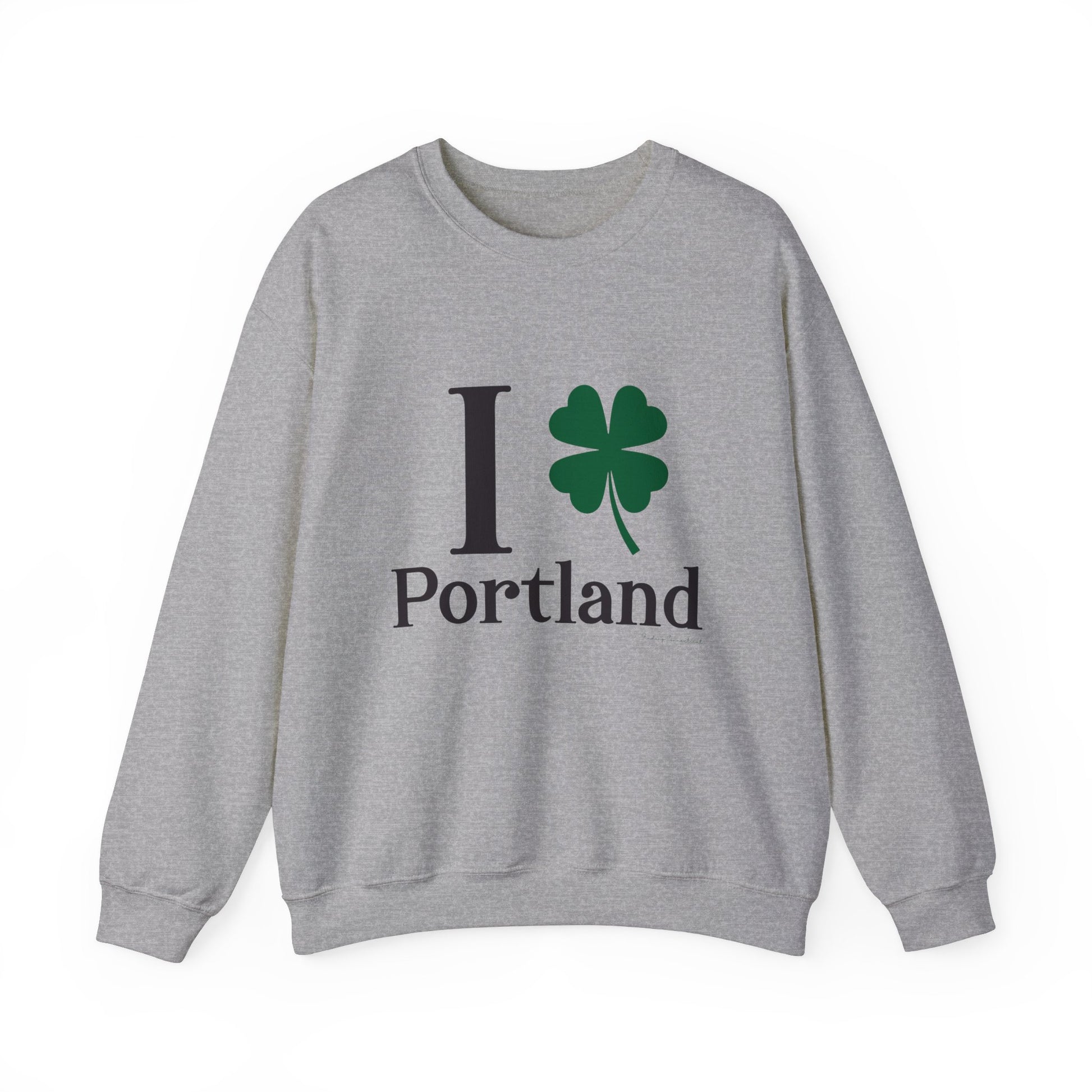 I Clover Portland // Portland CT st Patrick's day sweatshirt // finding Connecticut 