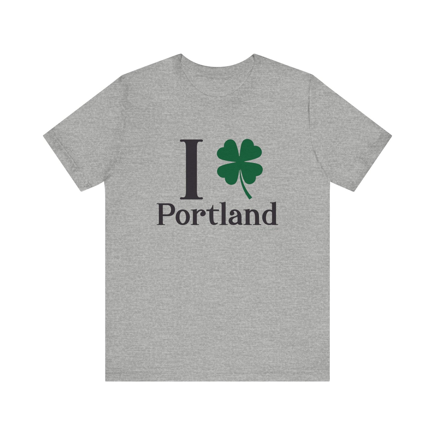 I Clover Portland // Portland CT st Patrick's day t shirt // finding Connecticut 
