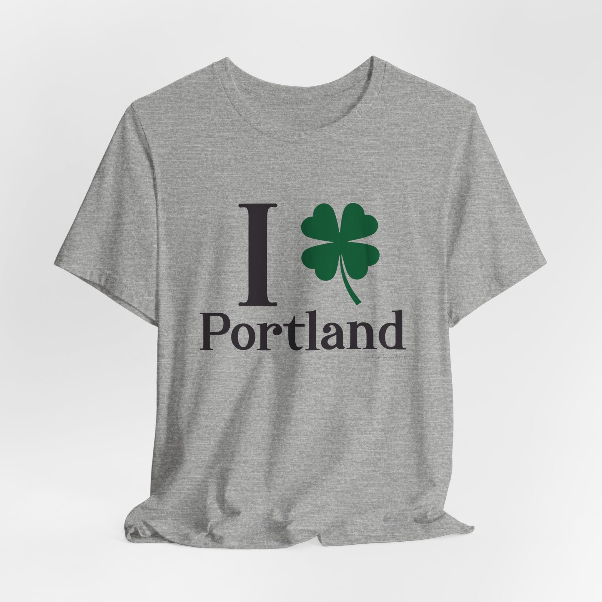 I Clover Portland // Portland CT st Patrick's day t shirt // finding Connecticut 
