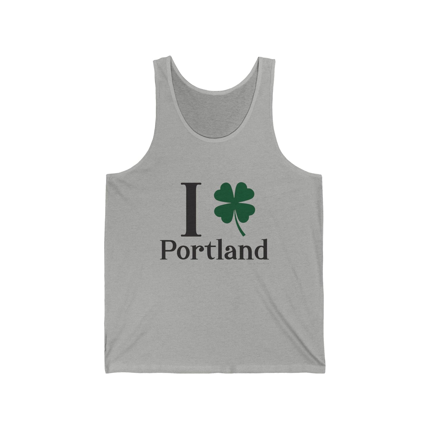 I Clover Portland // Portland CT st Patrick's day tank top  shirt // finding Connecticut 