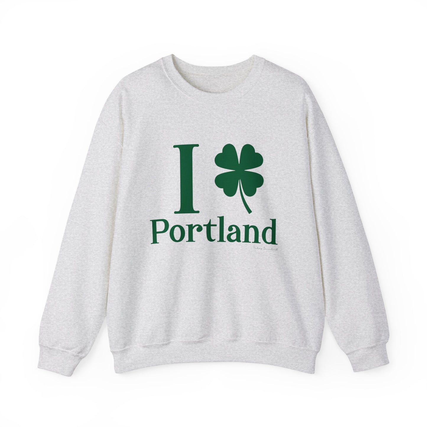 I Clover Portland // Portland Connecticut st Patricks day unisex sweatshirt  // finding Connecticut   