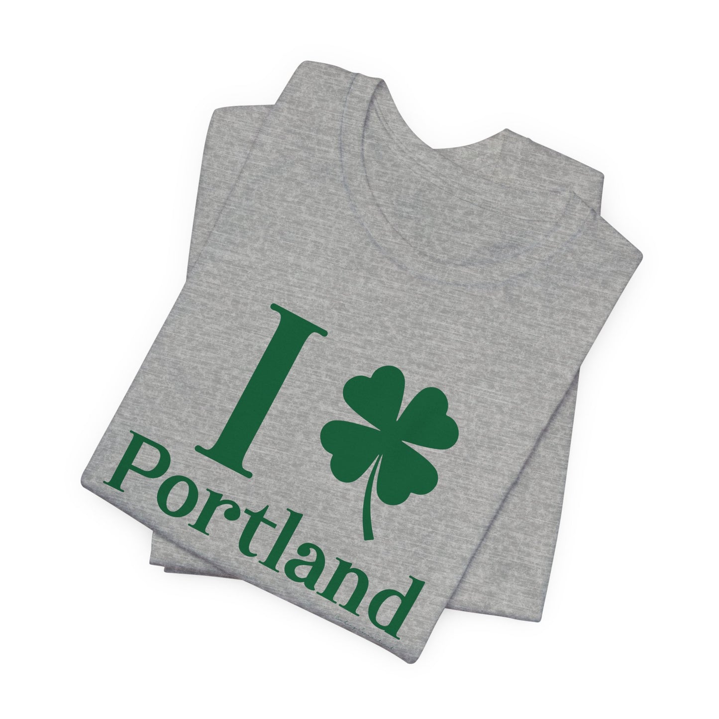 I Clover Portland // Portland Connecticut st Patricks day unisex t shirt  // finding Connecticut   