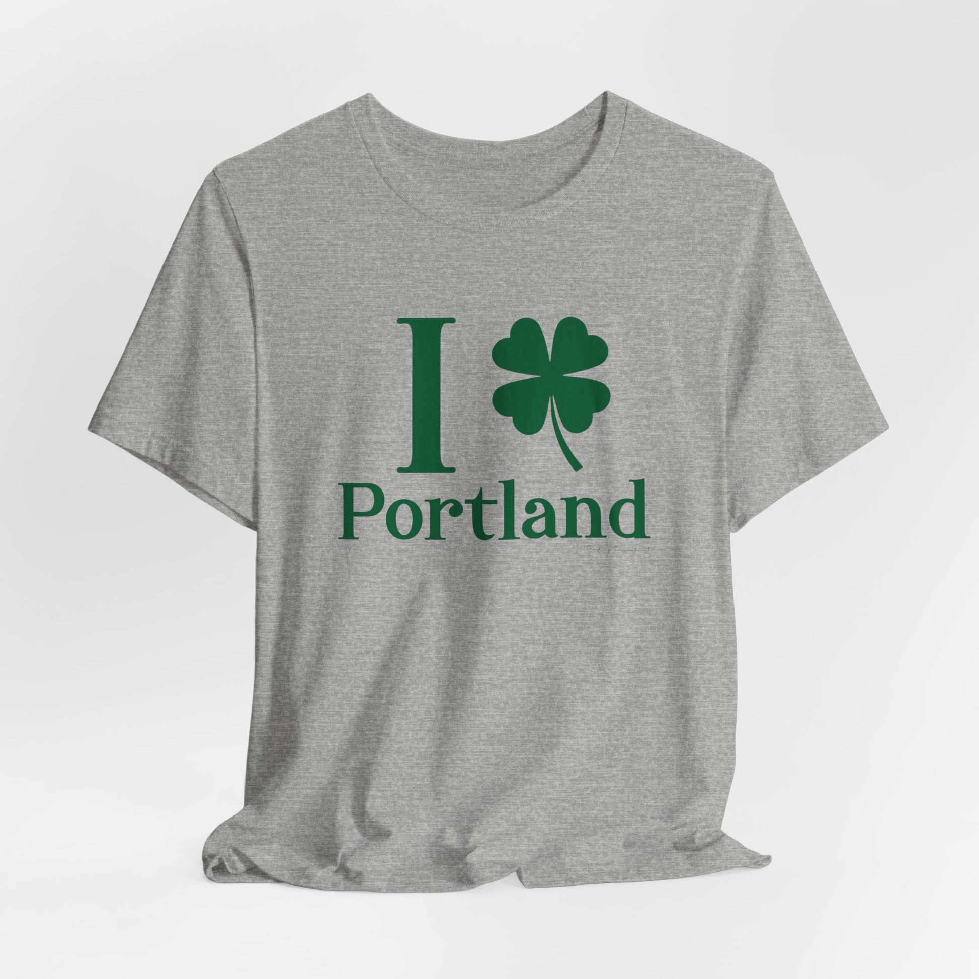 I Clover Portland // Portland Connecticut st Patricks day unisex t shirt  // finding Connecticut   