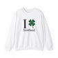 I Clover Scotland // Scotland CT unisex sweatshirts // finding connecticut 