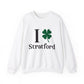 I Clover Stratford // Stratford CT unisex sweatshirts   // finding connecticut  