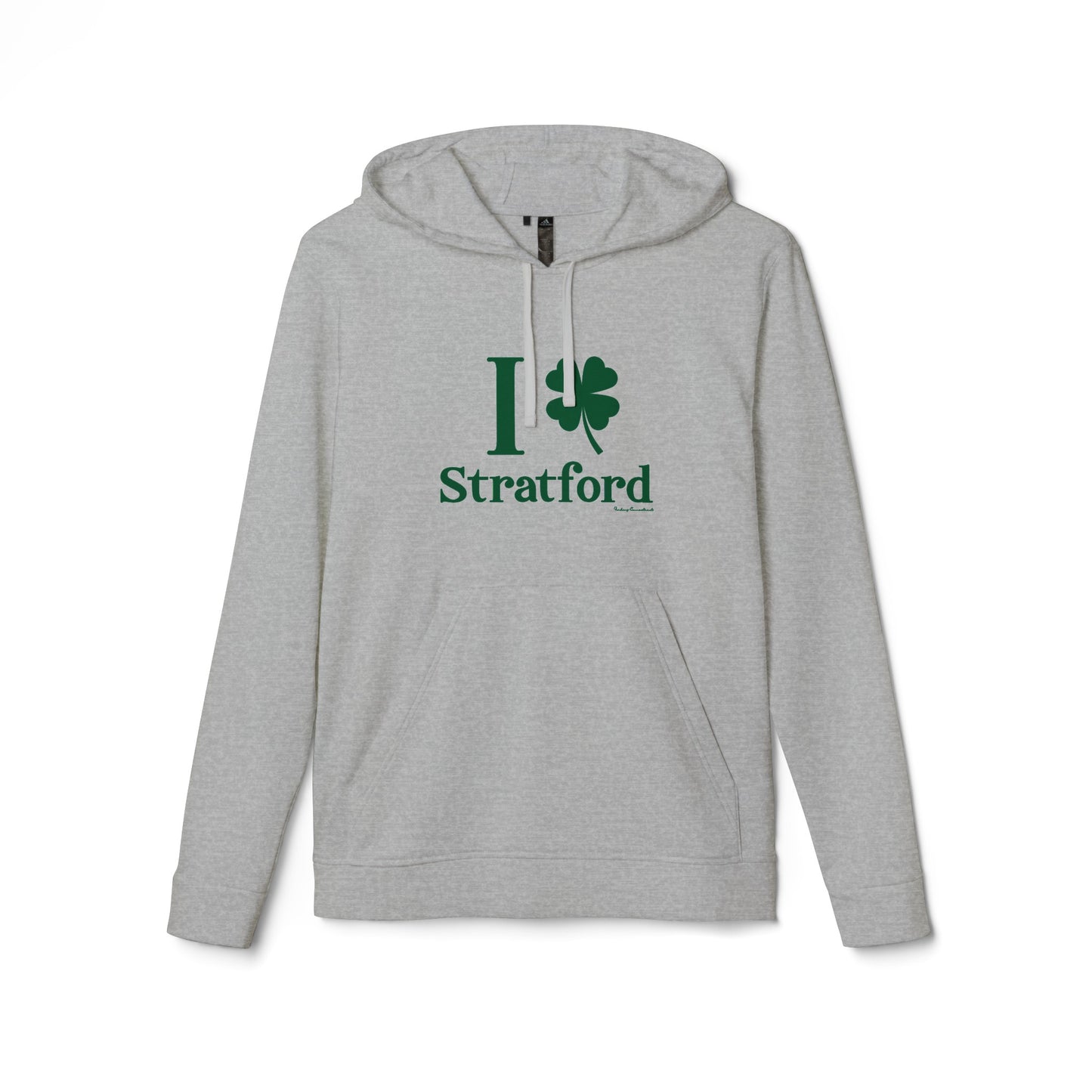 I Clover Stratford // Stratford Connecticut Adidas unisex hoodie sweat shirt // finding connecticut 