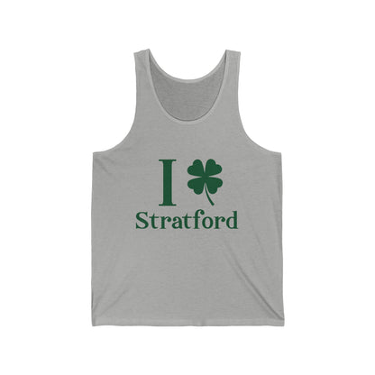 I Clover Stratford // Stratford Connecticut unisex tank top shirts   // finding connecticut 