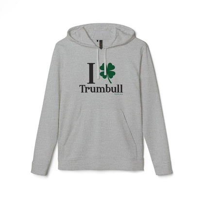 I Clover Trumbull // Trumbull ct st Patrick's day Adidas hoodie sweatshirt  /// finding Connecticut   