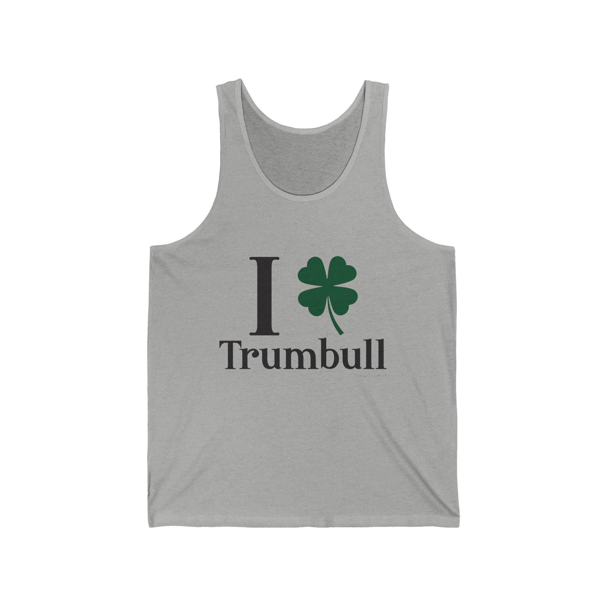 I Clover Trumbull // Trumbull ct st Patrick's day tank top shirts  /// finding Connecticut    