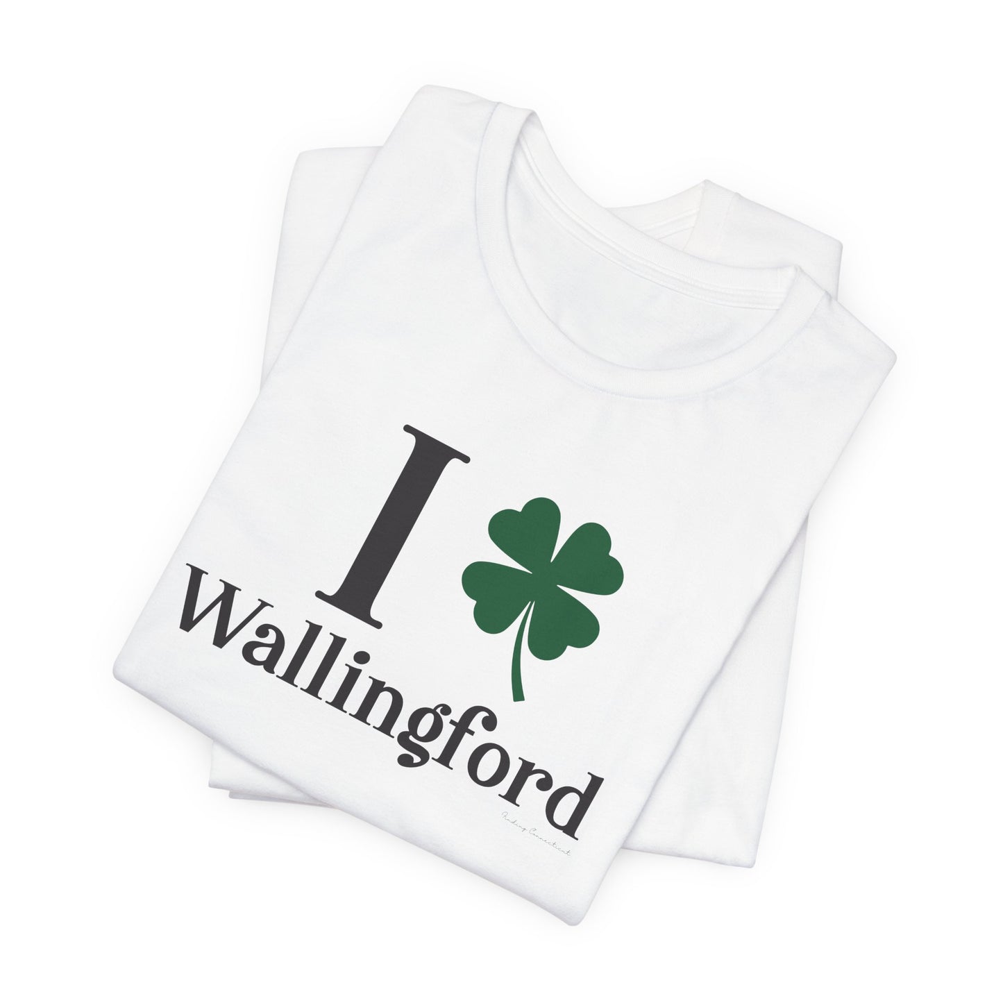 I Clover Wallingford // Wallingford CT t shirt   // finding connecticut 