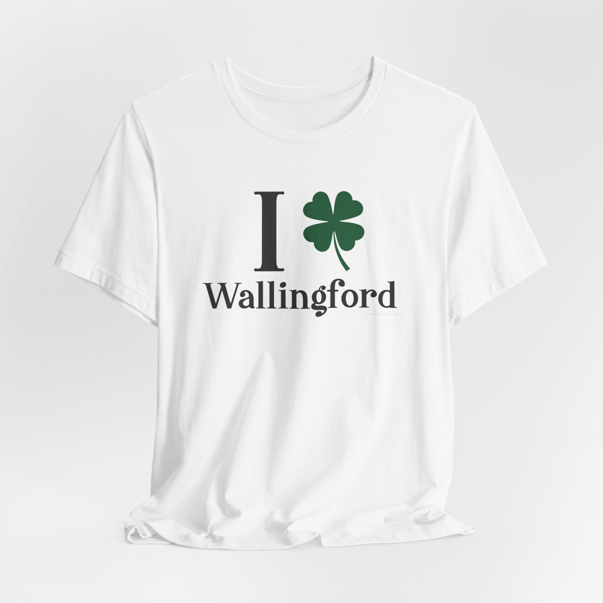 I Clover Wallingford // Wallingford CT t shirt   // finding connecticut 