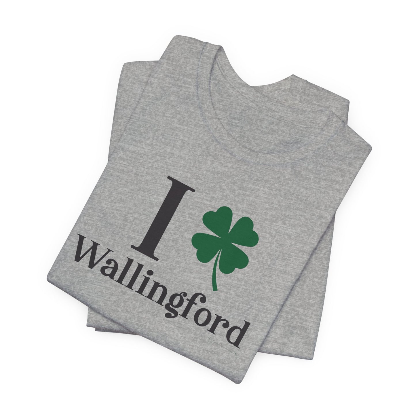 I Clover Wallingford // Wallingford CT t shirt   // finding connecticut 