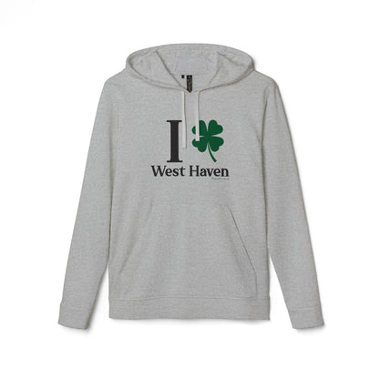 I Clover West Haven  // west haven CT  St. Patrickts day Adidas hoodie sweatshirt  // finding connecticut  