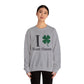 I Clover West Haven  // west haven CT  St. Patrickts day unisex sweatshirt // finding connecticut  