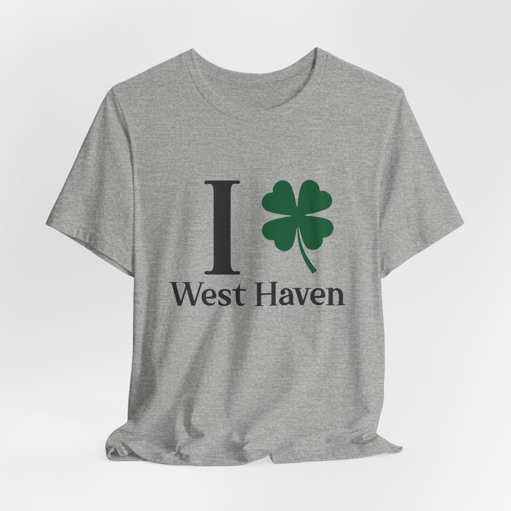 I Clover West Haven  // west haven CT  St. Patrickts day unisex  t shirt // finding connecticut  