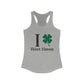 I Clover West Haven  // west haven CT  St. Patrickts day womens tank top shirt  // finding connecticut  