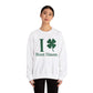 I Clover West Haven  // west haven Connecticut  St. Patrickts day sweatshirt   // finding connecticut  