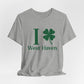 I Clover West Haven  // west haven Connecticut  St. Patrickts day t shirts // finding connecticut  