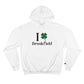 I Clover brookfield st patrick's champion hoodie sweatshirt.    / / brookfield, ct • Finding Conencticut